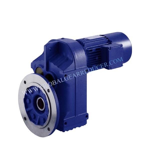 F Series Foot Mounted Helical Geared Motor with Solid Output Shaft